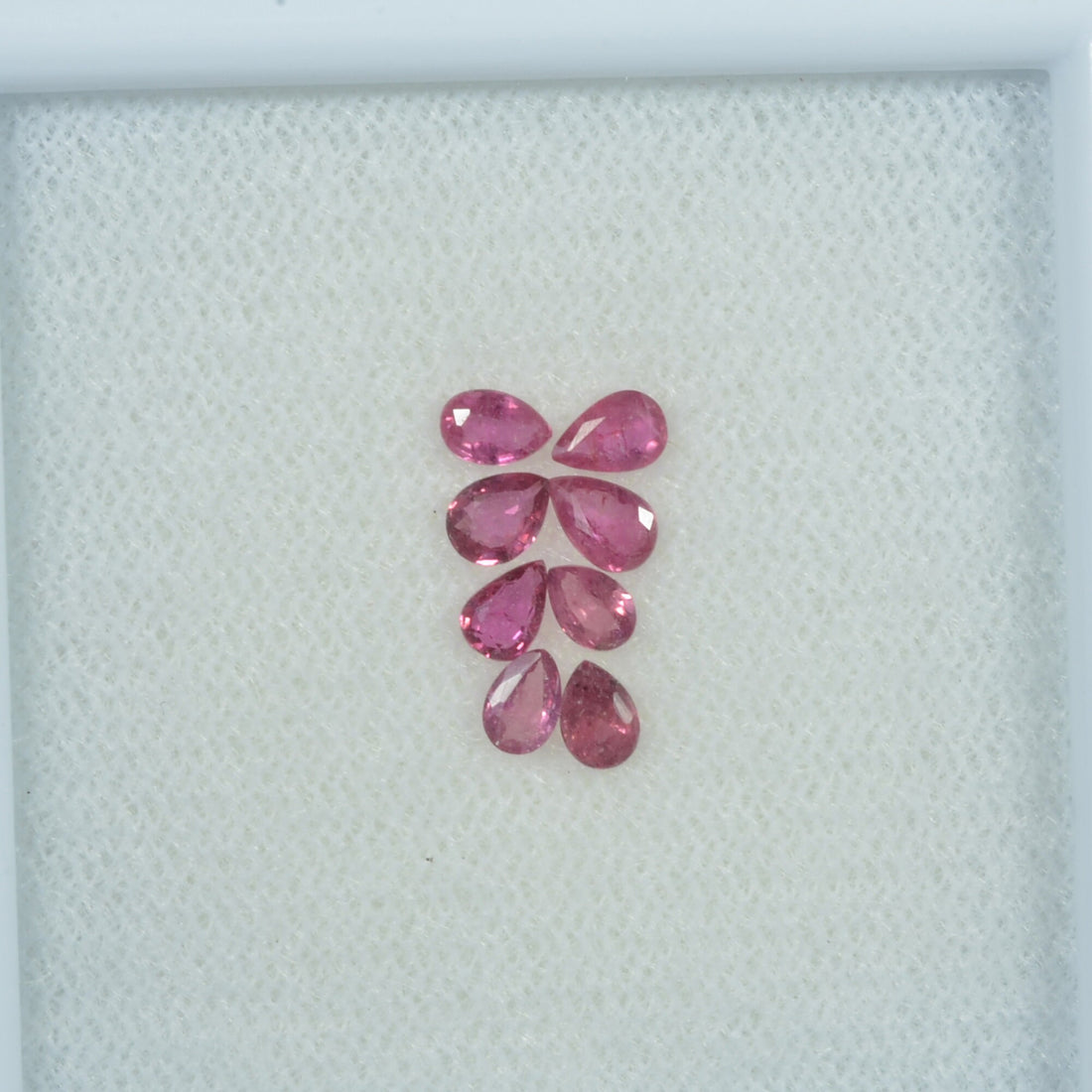 3.5x2.5 mm Natural Ruby Loose Gemstone Pear Cut