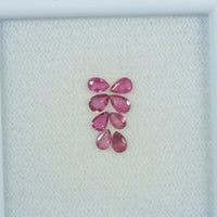 3.5x2.5 mm Natural Ruby Loose Gemstone Pear Cut