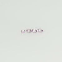 1.4-1.7 mm Natural Pink Sapphire Loose Gemstone Round Diamond Cut Cleanish Quality Color