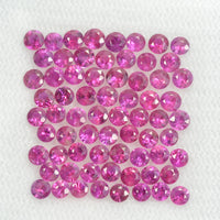 2.5 mm Natural Pink Sapphire Loose Gemstone Round Diamond Cut Vs Quality AAA+ Color