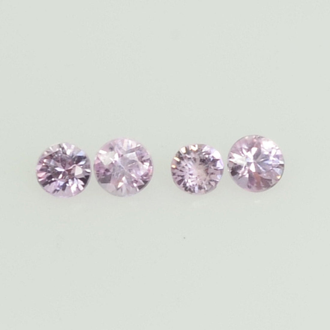 2.0 mm Natural Pink Sapphire Loose Gemstone Round Diamond Cut Vs Quality Color