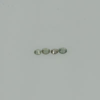 1.4-3.9 mm Natural Green Sapphire Loose Gemstone Round Diamond Cut Vs Quality Color