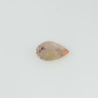 0.80 cts Natural Orange Sapphire Loose Gemstone Pear Cut