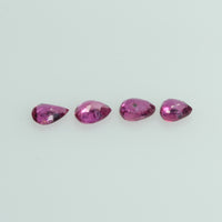 3x2 mm Lot Natural Ruby Loose Gemstone Pear Cut