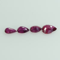 1.14 Cts Natural Ruby Loose Gemstone Pear Cut