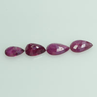 5.34 Cts Natural Ruby Loose Gemstone Pear Cut