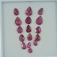 3.48 Cts Natural Ruby Loose Gemstone Pear Cut