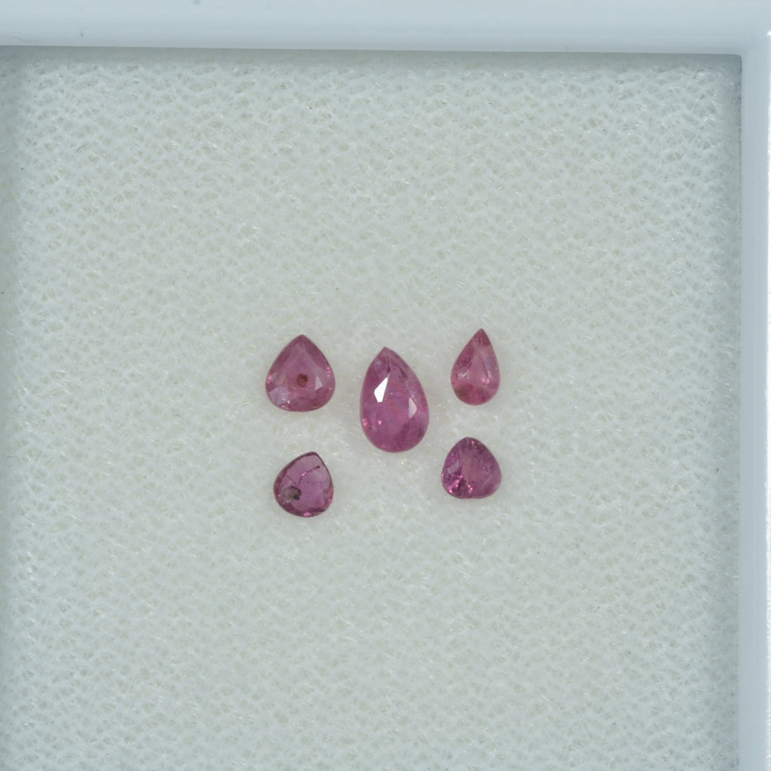 0.70 Cts Natural Ruby Loose Gemstone Pear Cut