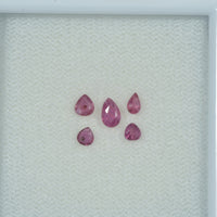 0.70 Cts Natural Ruby Loose Gemstone Pear Cut