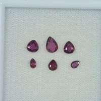 1.42 Cts Natural Ruby Loose Gemstone Pear Cut