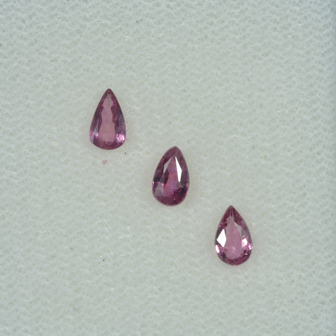 5x3 mm Lot Natural Ruby Loose Gemstone Pear Cut