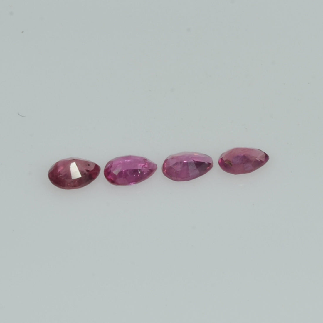 3.5x2.5 mm Natural Ruby Loose Gemstone Pear Cut