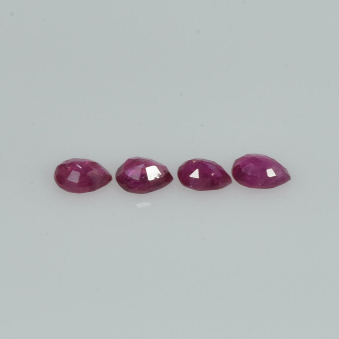 3.5x2.5 mm Natural Ruby Loose Gemstone Pear Cut