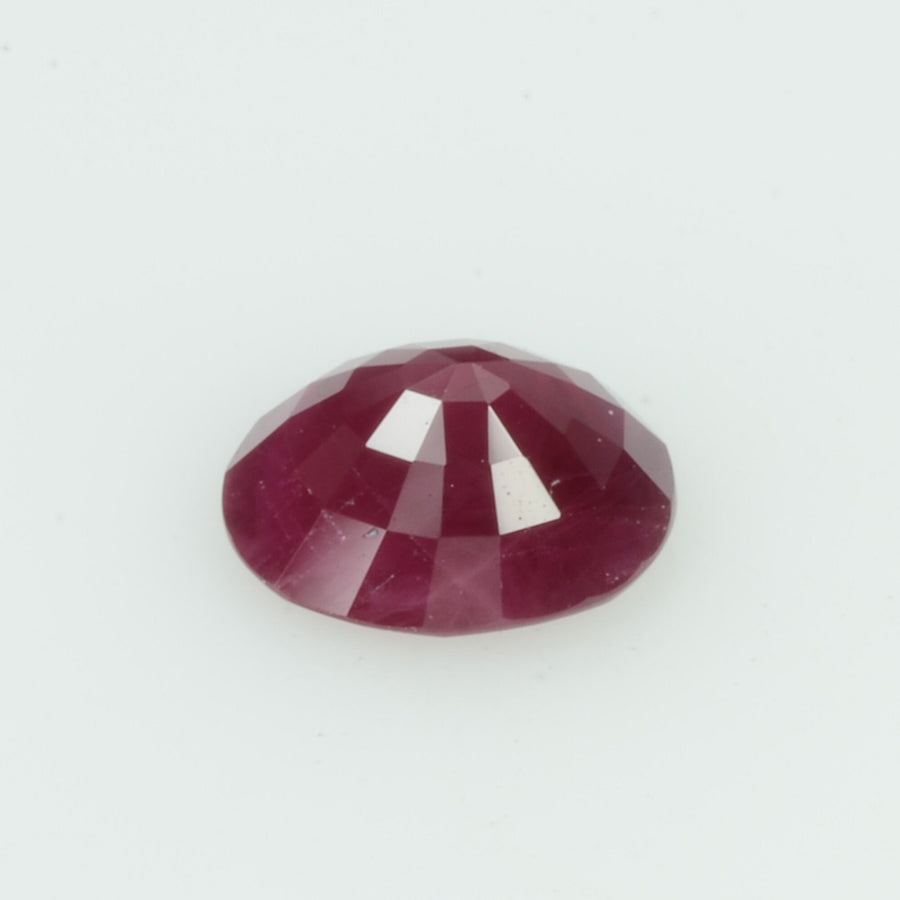 0.73 Cts Natural Burma Ruby Loose Gemstone Oval Cut