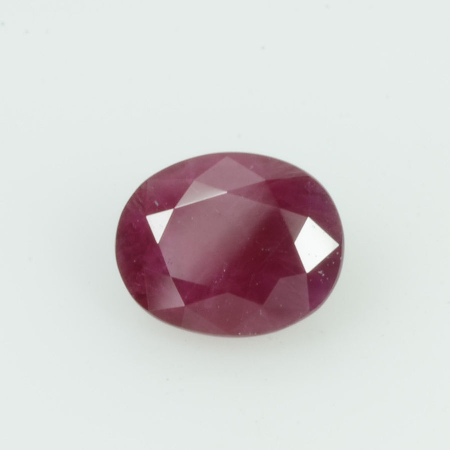 0.73 Cts Natural Burma Ruby Loose Gemstone Oval Cut
