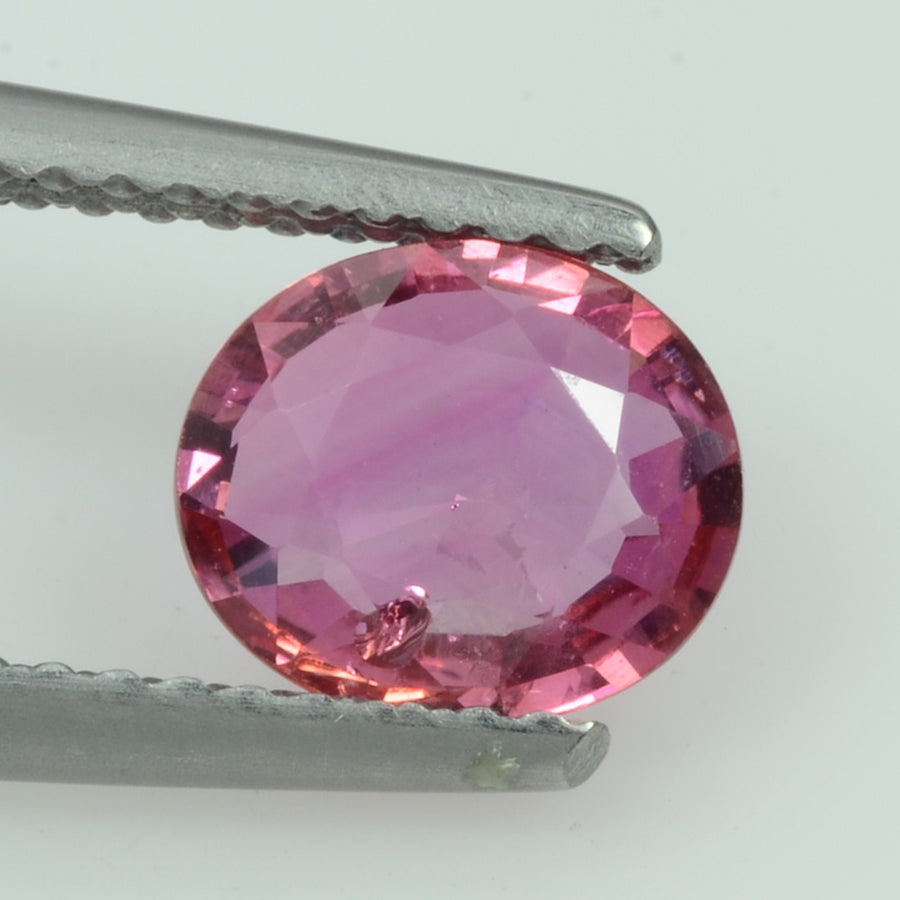 1.28 cts Natural Pink Sapphire Loose Gemstone Oval Cut