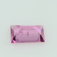 0.93 cts Natural Pink Sapphire Loose Gemstone Baguette Cut