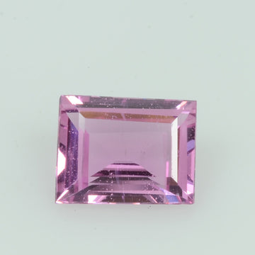 0.81 cts Natural Pink Sapphire Loose Gemstone Baguette Cut