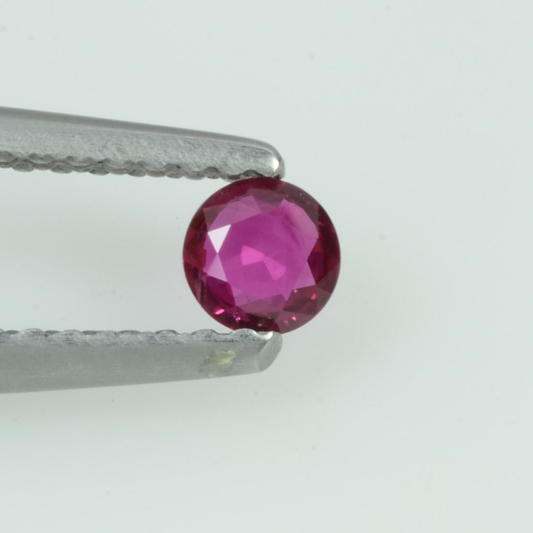 3.7 mm  Natural Burma Ruby Loose Gemstone Round Cut