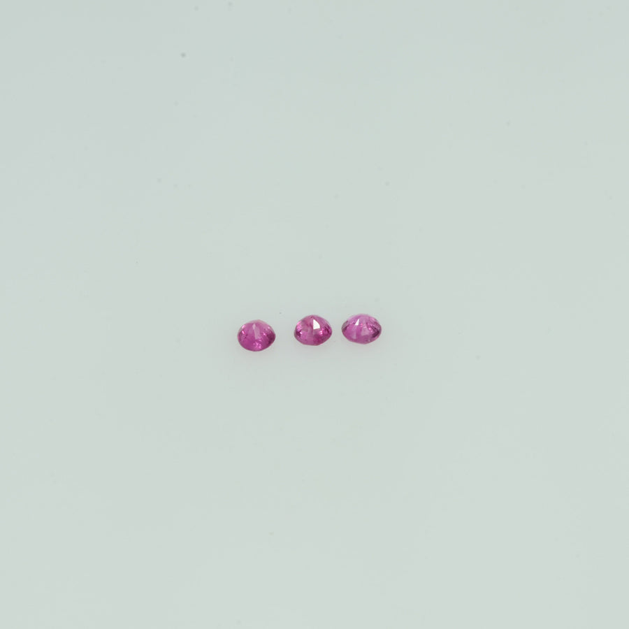 1.1-2.8 mm Natural Ruby Loose Gemstone Round Cut - Thai Gems Export Ltd.