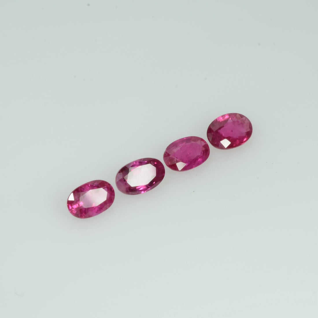 5x3 mm Natural Burma Ruby Loose Gemstone Oval Cut