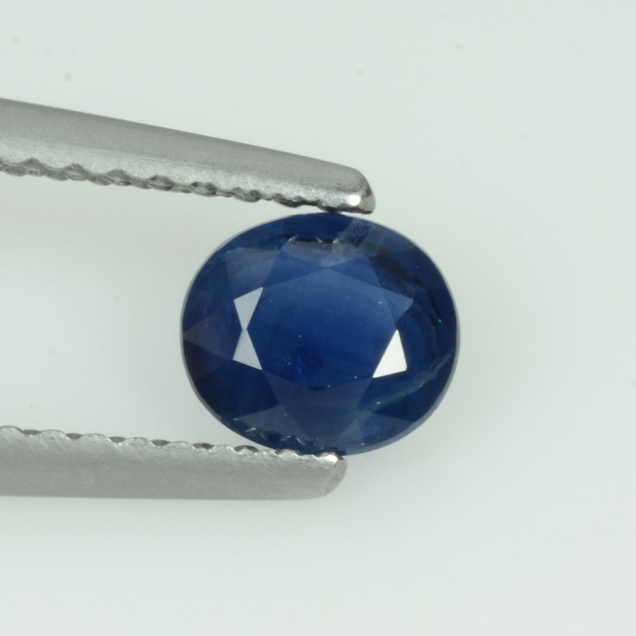 0.65 cts natural blue sapphire loose gemstone Oval cut