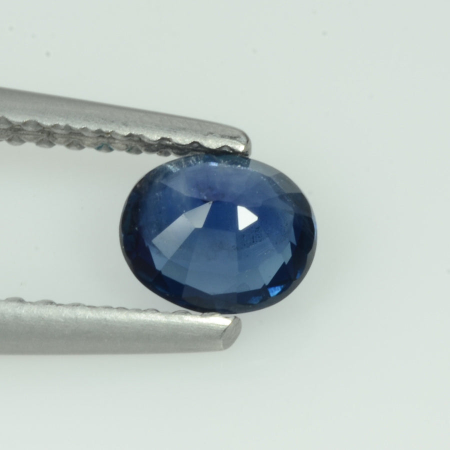 0.65 cts natural blue sapphire loose gemstone Oval cut