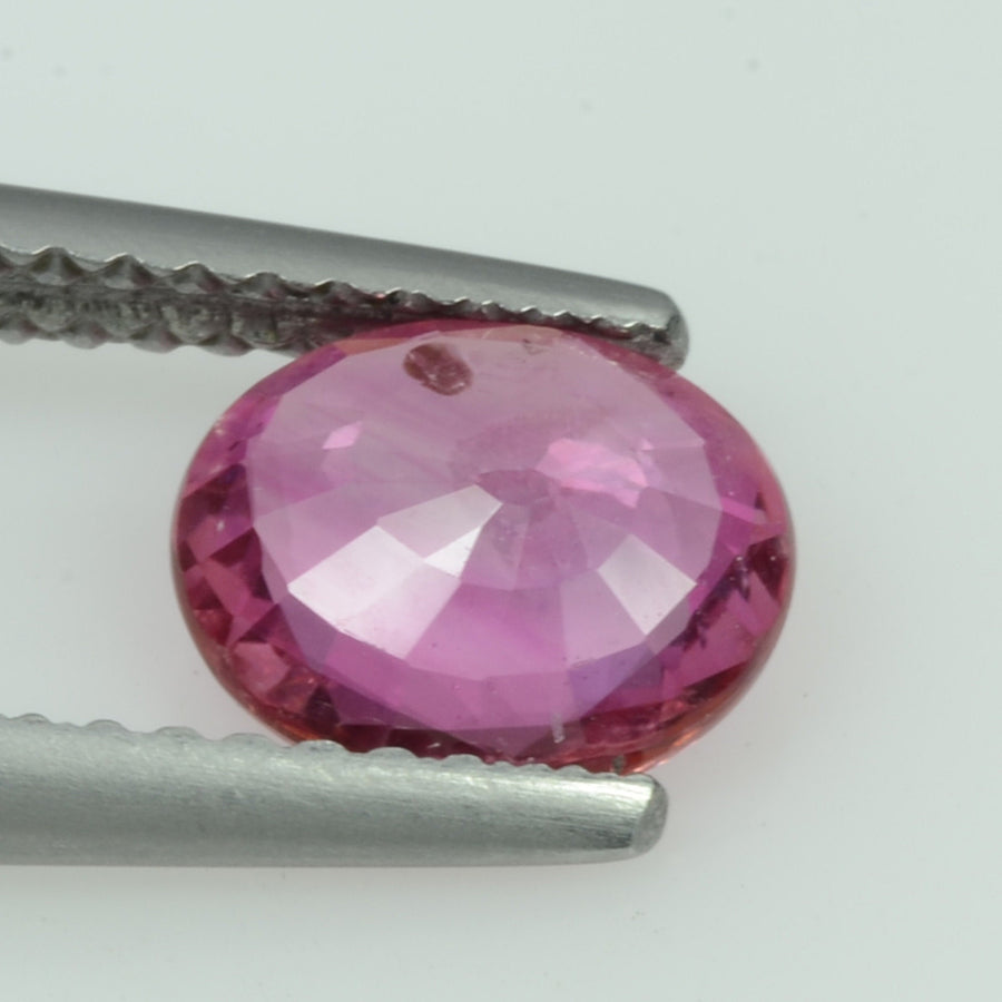 1.28 cts Natural Pink Sapphire Loose Gemstone Oval Cut
