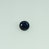 4.9 mm Natural Blue Green Sapphire Loose Gemstone Round Cut