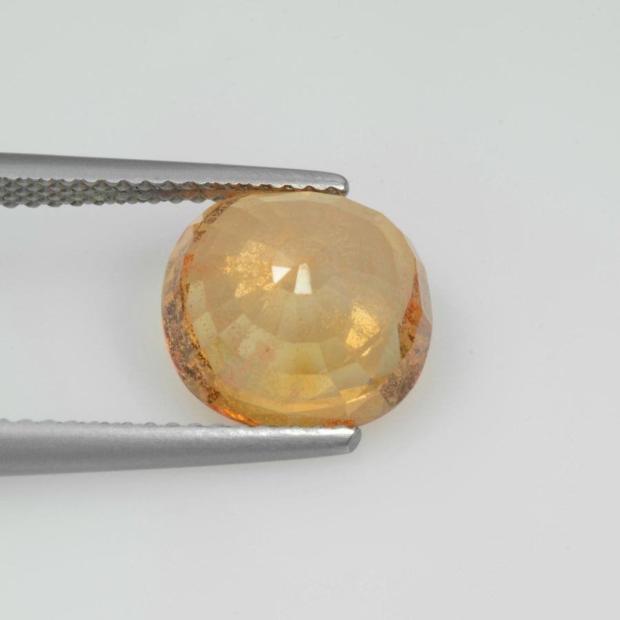 5.38 cts Natural Yellow Sapphire Loose Gemstone Cushion Cut