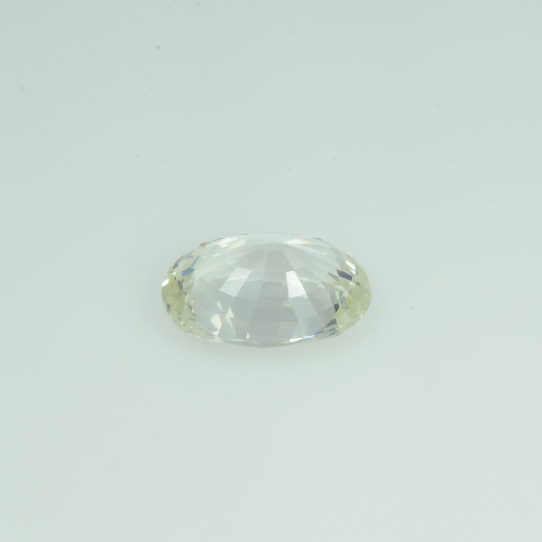 3.49 cts Unheated Natural Yellow Sapphire Loose Gemstone Oval Cut