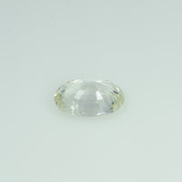 3.49 cts Unheated Natural Yellow Sapphire Loose Gemstone Oval Cut