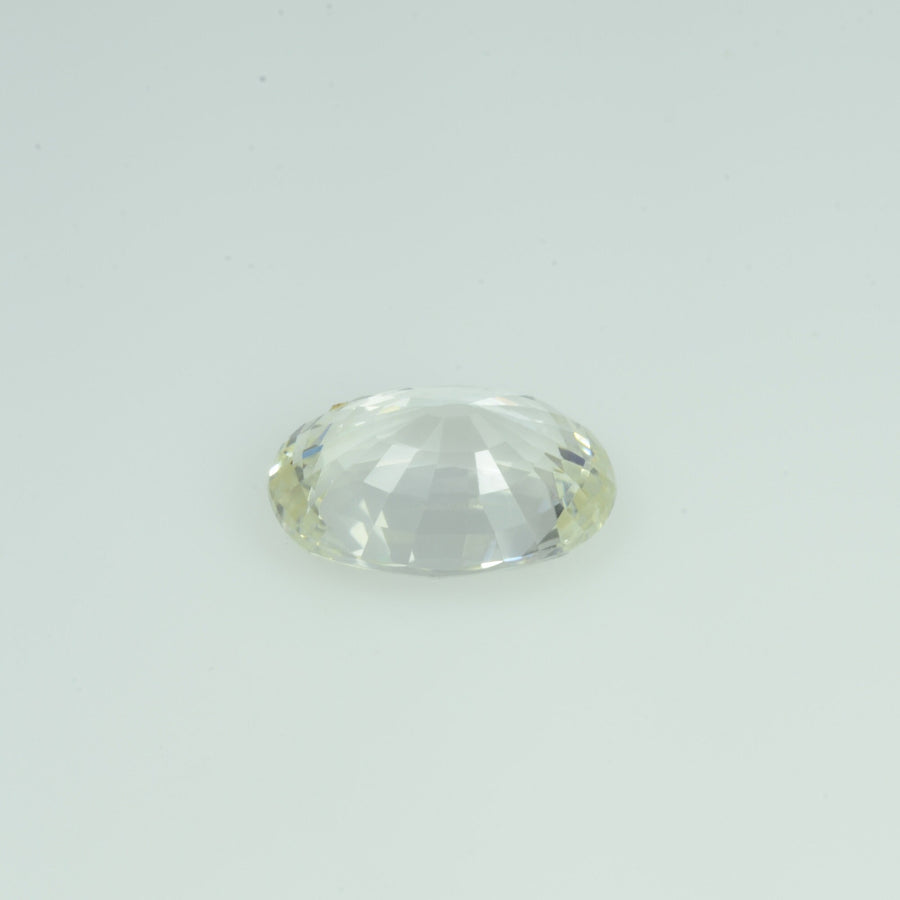 3.49 cts Unheated Natural Yellow Sapphire Loose Gemstone Oval Cut