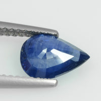 1.28 cts Natural Blue Sapphire Loose Gemstone Pear Cut