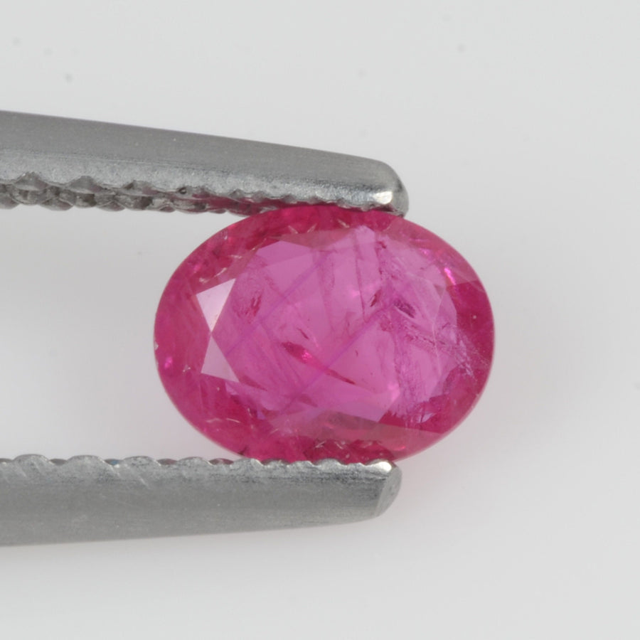 0.45 cts Natural Pink Sapphire Loose Gemstone oval Cut