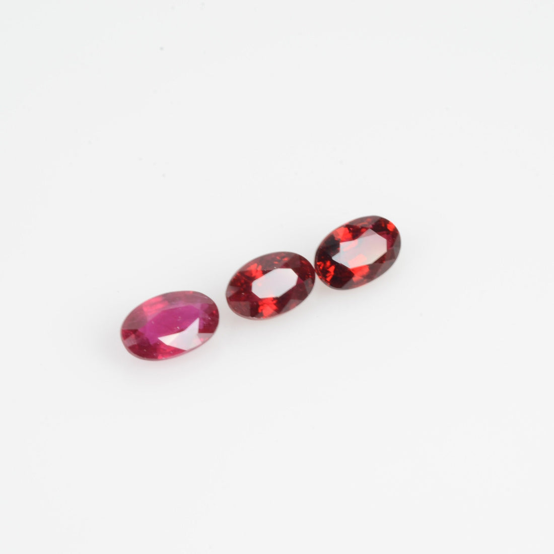 5x3 mm Natural Burma Ruby Loose Gemstone Oval Cut