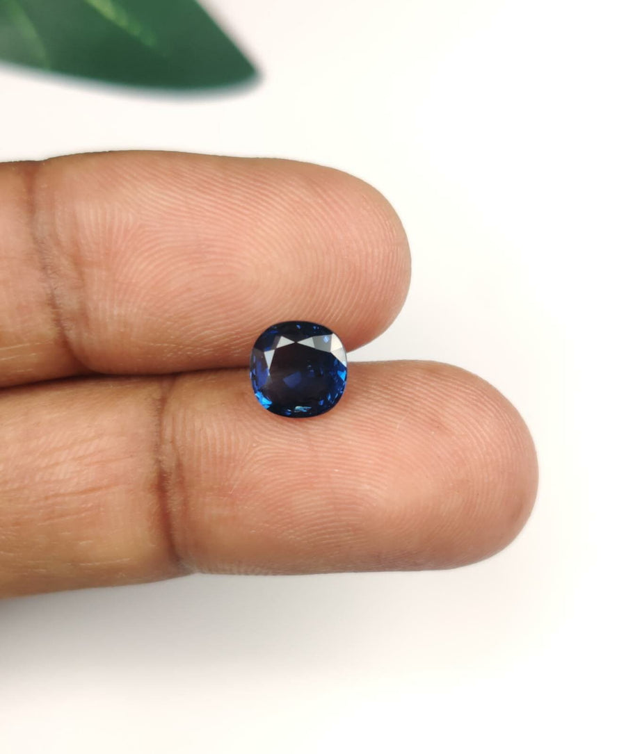 1.96 cts Natural Blue Sapphire Loose Gemstone Cushion Cut