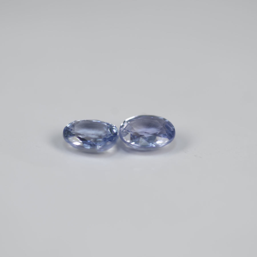 LOTS: Unheated Natural Blue Sapphire Loose Gemstone Oval Cut