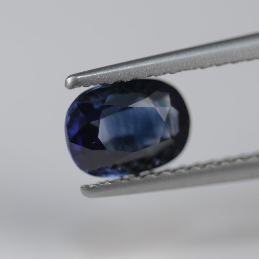 1.23 cts Unheated Natural Blue Sapphire Loose Gemstone Cushion Cut