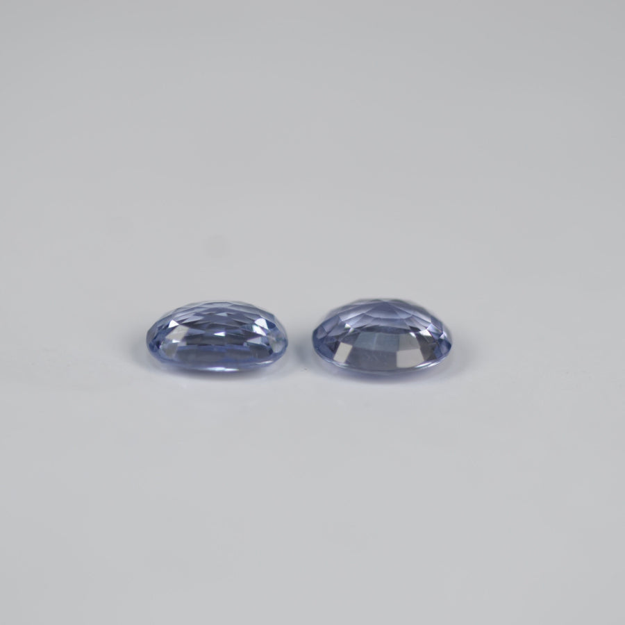 LOTS: Unheated Natural Blue Sapphire Loose Gemstone Oval Cut