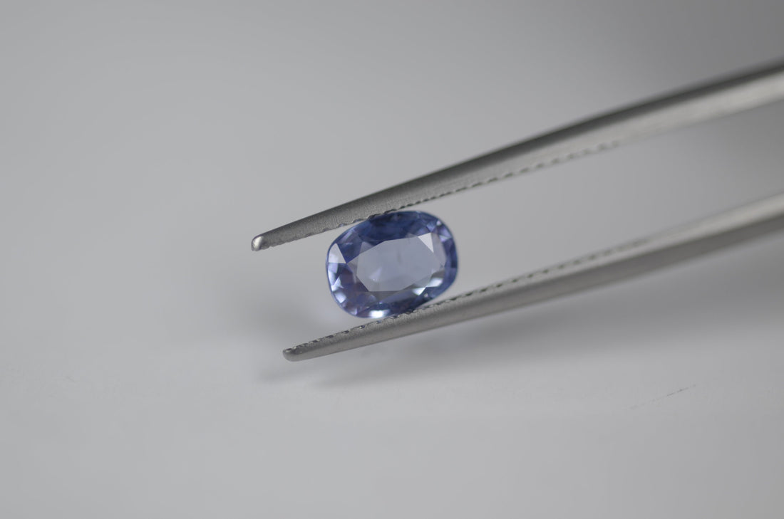 1.09 cts Unheated Natural Blue Sapphire Loose Gemstone Cushion Cut