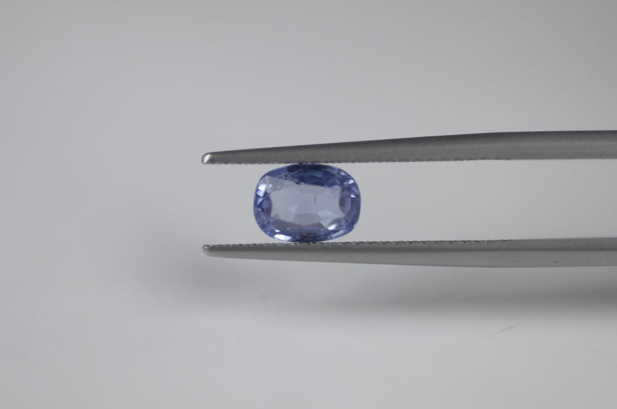 1.09 cts Unheated Natural Blue Sapphire Loose Gemstone Cushion Cut