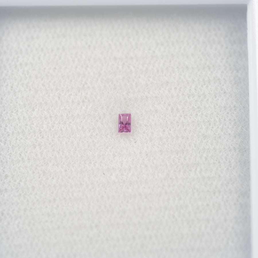 LOTS:Natural Pink Sapphire Loose Gemstone Baguette Princess Cut