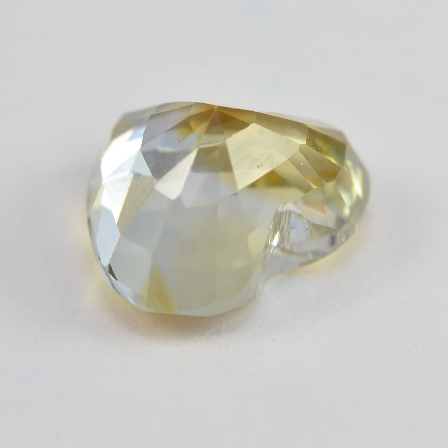 1.91 cts Natural Yellow Sapphire Loose Gemstone Heart Cut