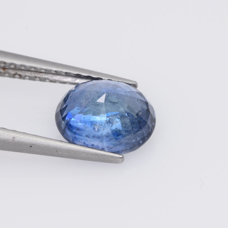 2.19-3.12 cts natural blue sapphire loose gemstone oval cut