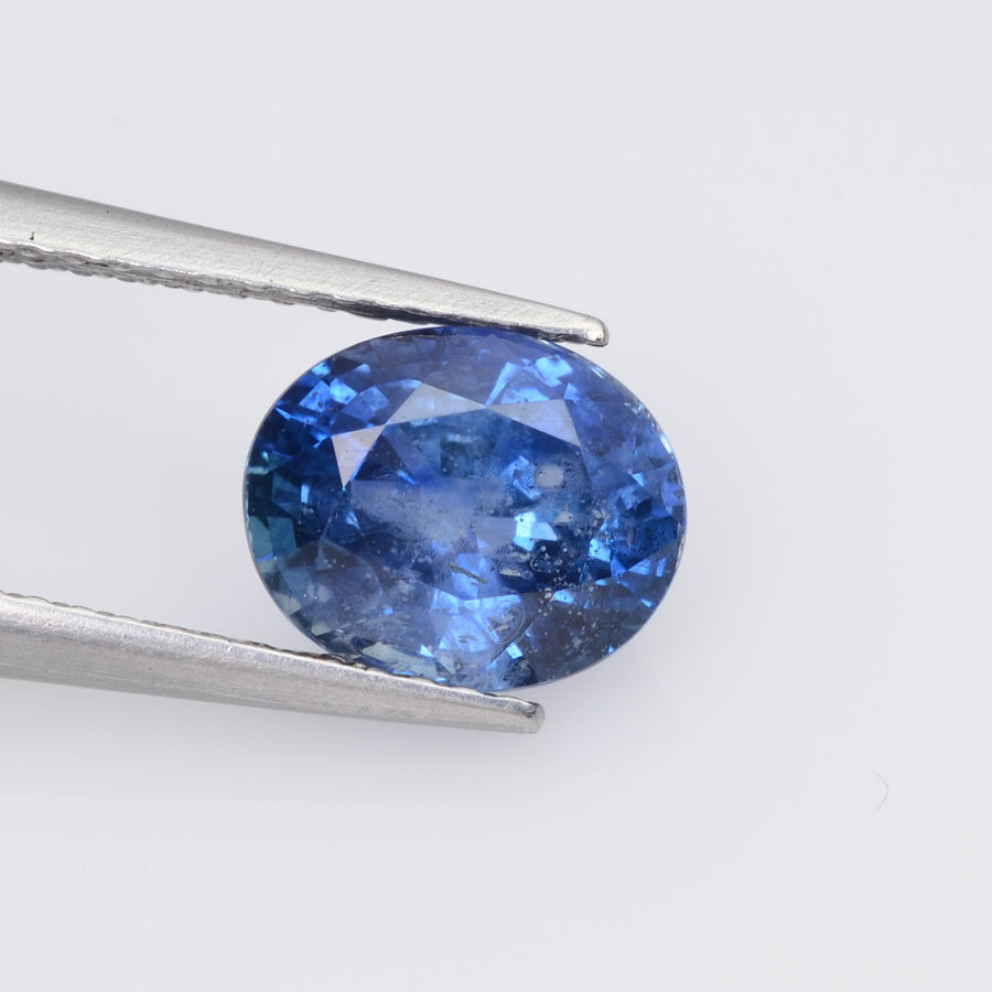 2.19-3.12 cts natural blue sapphire loose gemstone oval cut