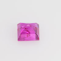 3.6x3.1-3.6x3.4 mm Natural Pink Sapphire Loose Gemstone Baguette Cut