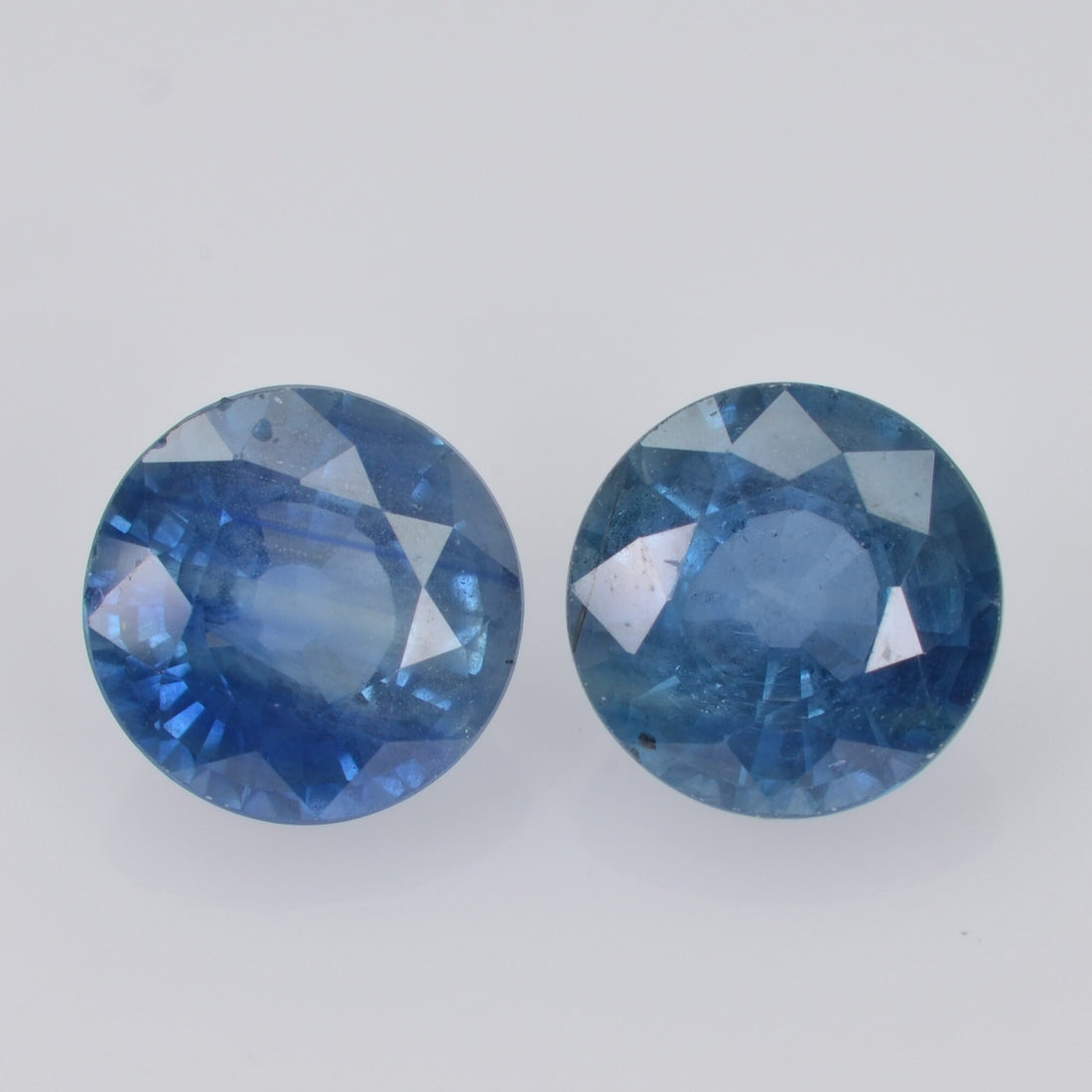 5.9-6.0 MM Natural Blue Sapphire Loose Pair Gemstone Round Cut