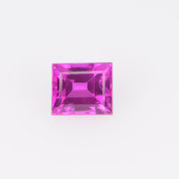 3.5x3.0-3.8x2.5 mm Natural Pink Sapphire Loose Gemstone Baguette Cut