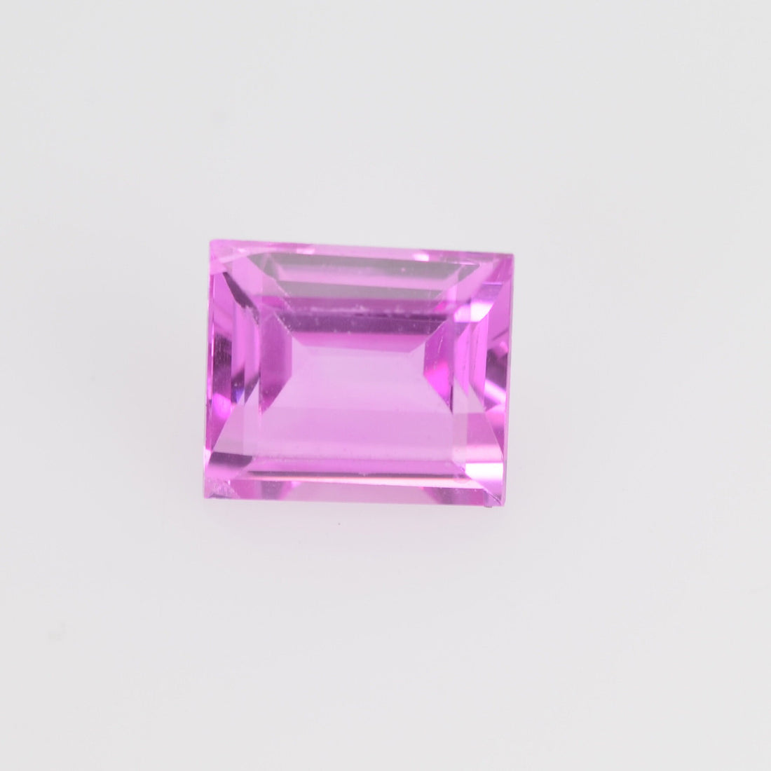 3.6X3.2-3.9-3.4 mm Natural Pink Sapphire Loose Gemstone Baguette Cut